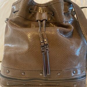 Elegant Hype Snakeskin Hobo Bag